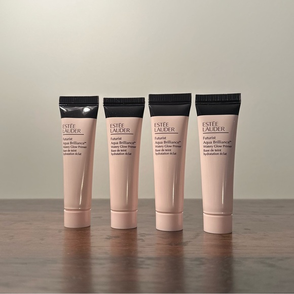 4X Estee Lauder Futurist Aqua Brilliance Watery Glow Primer 0.5 oz 15 ml Travel - Picture 2 of 6